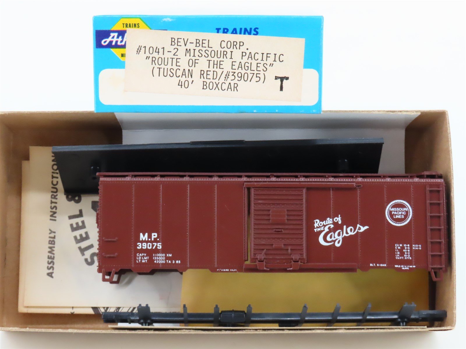 HO Scale Athearn Bev-Bel Kit 1041-2 MP 