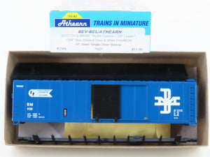 HO Athearn Bev-Bel Kit 2384 B&M Boston & Maine 50' Hydra-Cushion Box Car #928