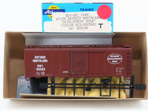 HO Athearn Bev-Bel Kit 1199 ONT Ontario Northland 40' Single Door Box Car #90568