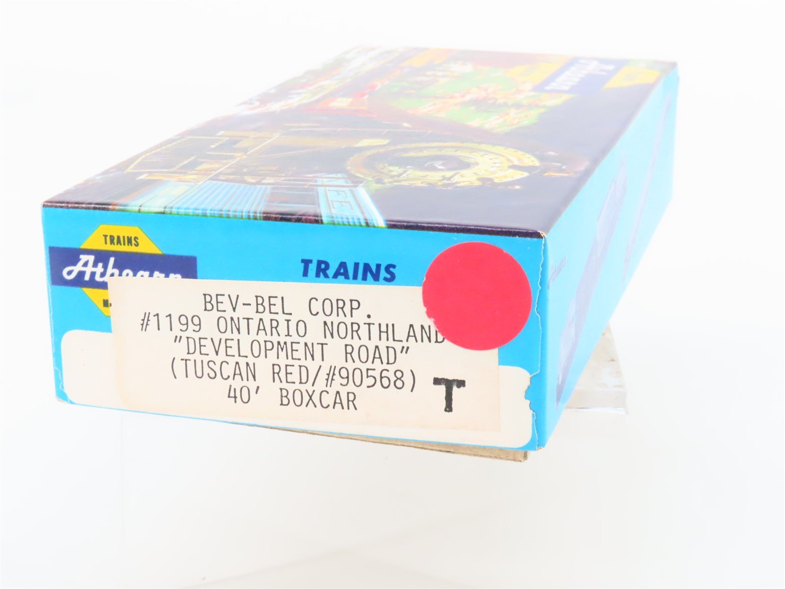 HO Athearn Bev-Bel Kit 1199 ONT Ontario Northland 40' Single Door Box Car #90568