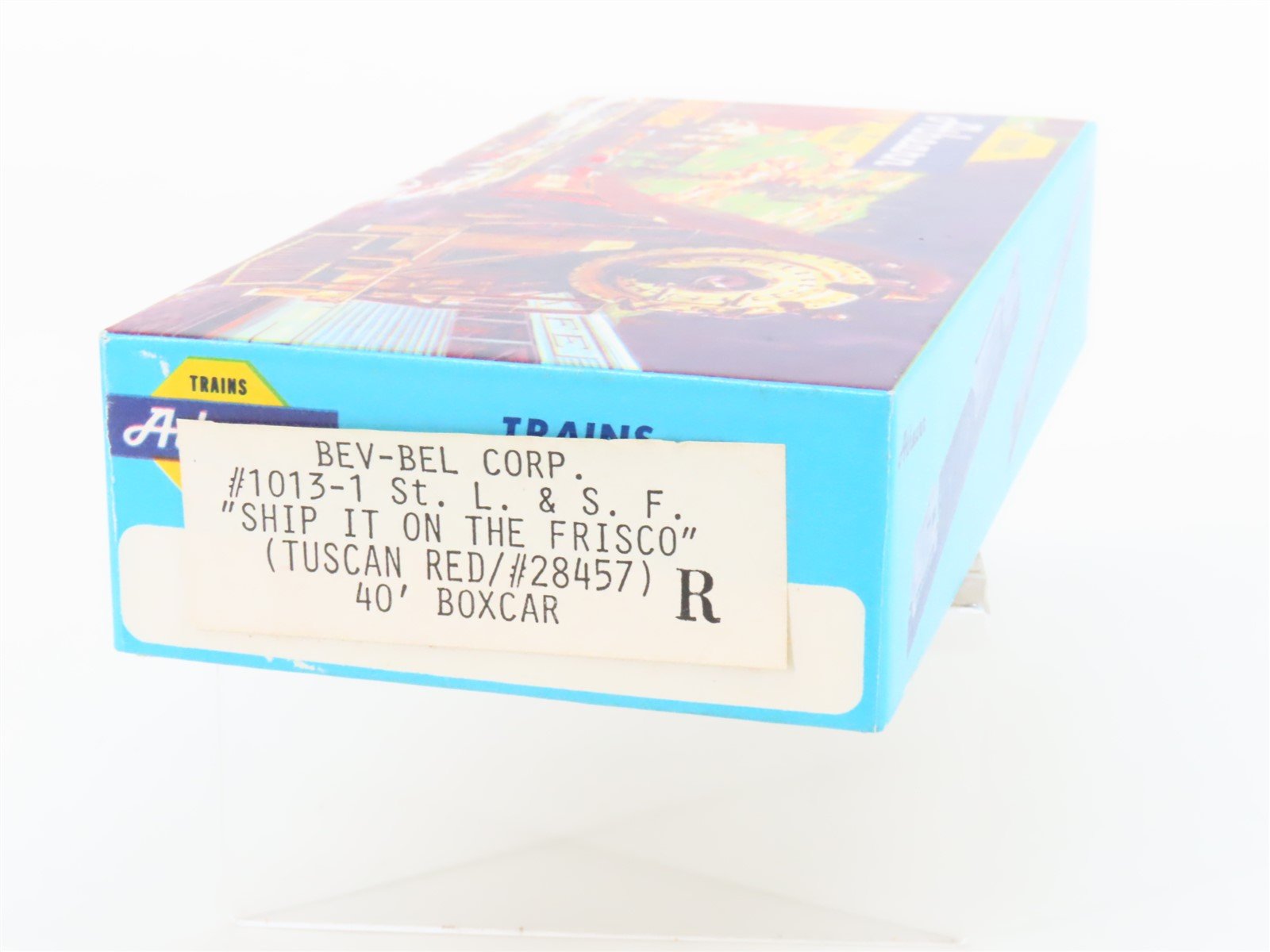 HO Scale Athearn Bev-Bel Kit 1013-1 SLSF Frisco 40' Single Door Box Car #28457