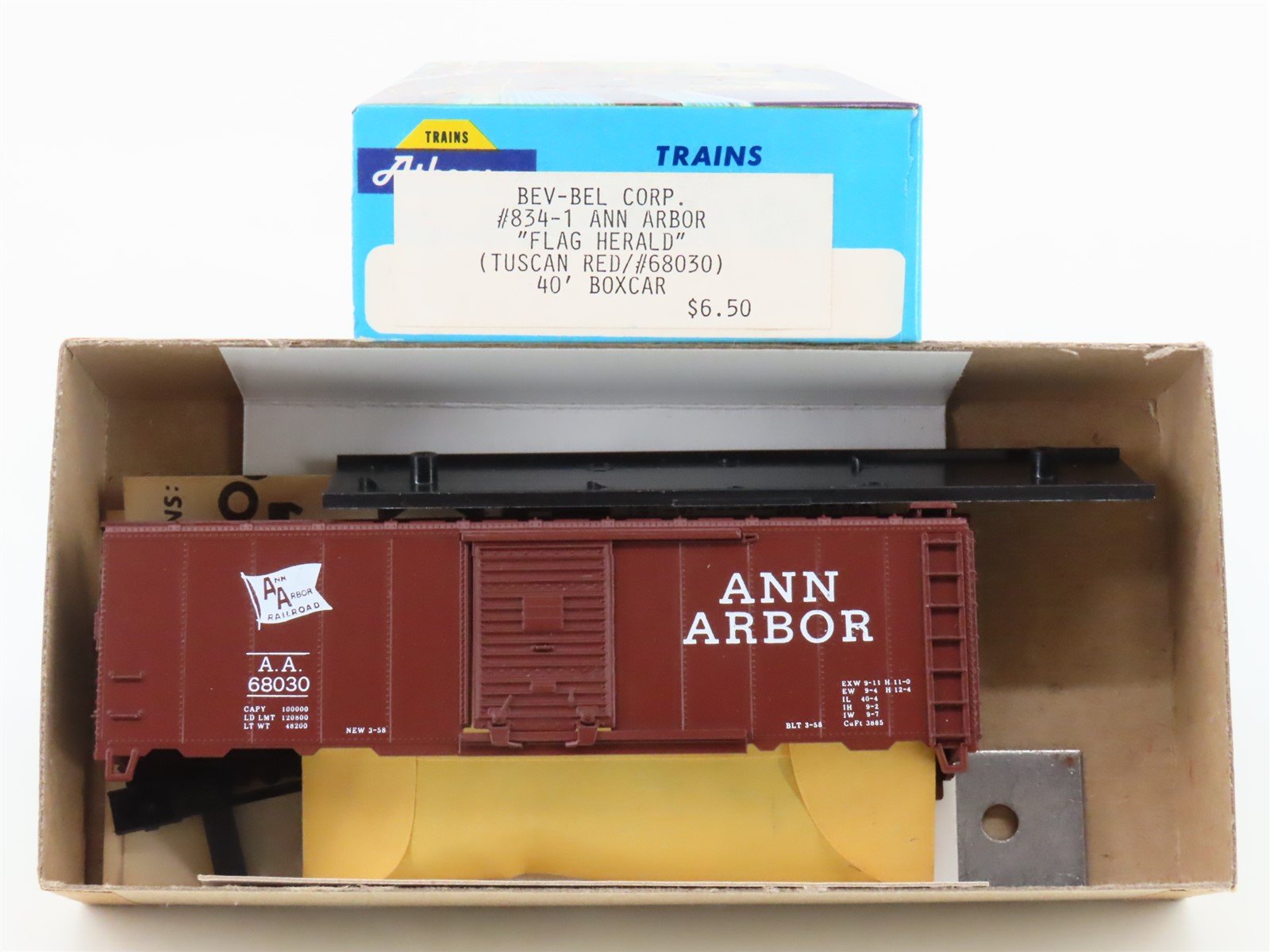 HO Athearn Bev-Bel Kit 834-1 AA Ann Arbor 