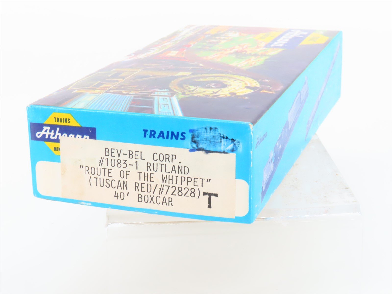 HO Scale Athearn Bev-Bel Kit 1083-1 RUT Rutland 40' Single Door Box Car #72828