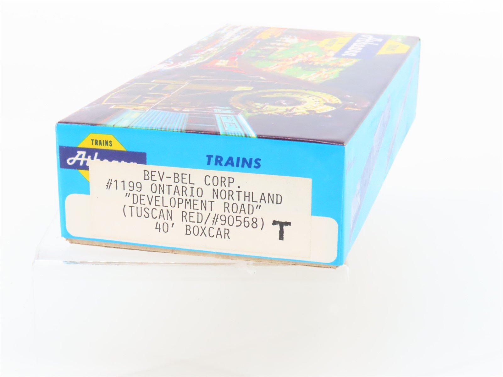 HO Athearn Bev-Bel Kit 1199 ONT Ontario Northland 40' Single Door Box Car #90568