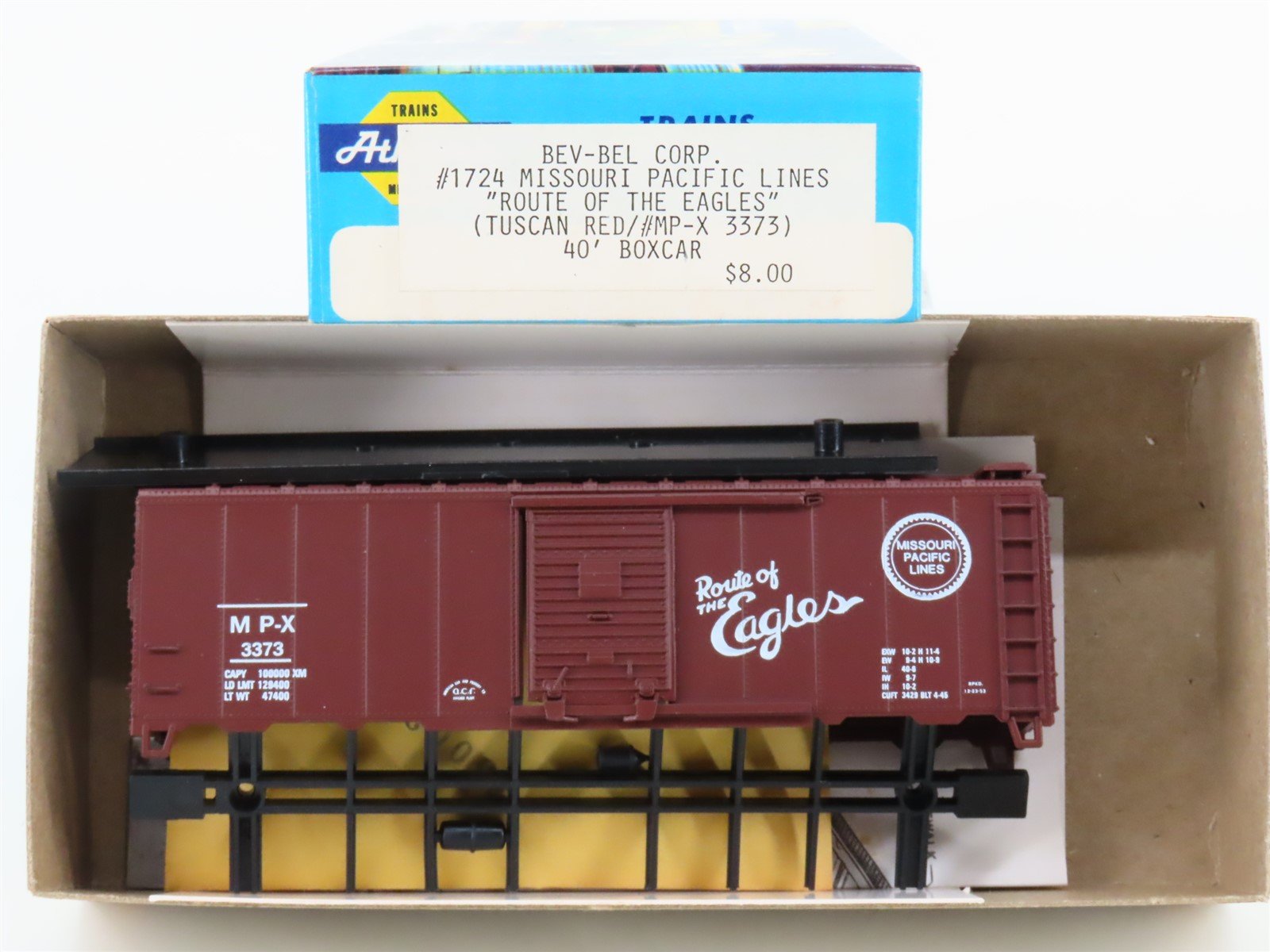 HO Scale Athearn Bev-Bel Kit 1724 MP-X 