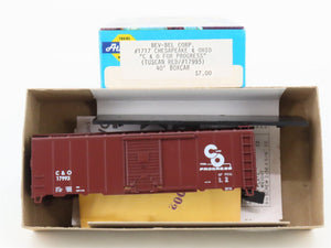 HO Scale Athearn Bev-Bel Kit 1717 C&O Progress 40' Single Door Box Car #17993