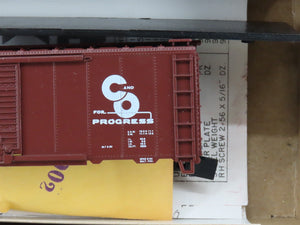 HO Scale Athearn Bev-Bel Kit 1717 C&O Progress 40' Single Door Box Car #17993