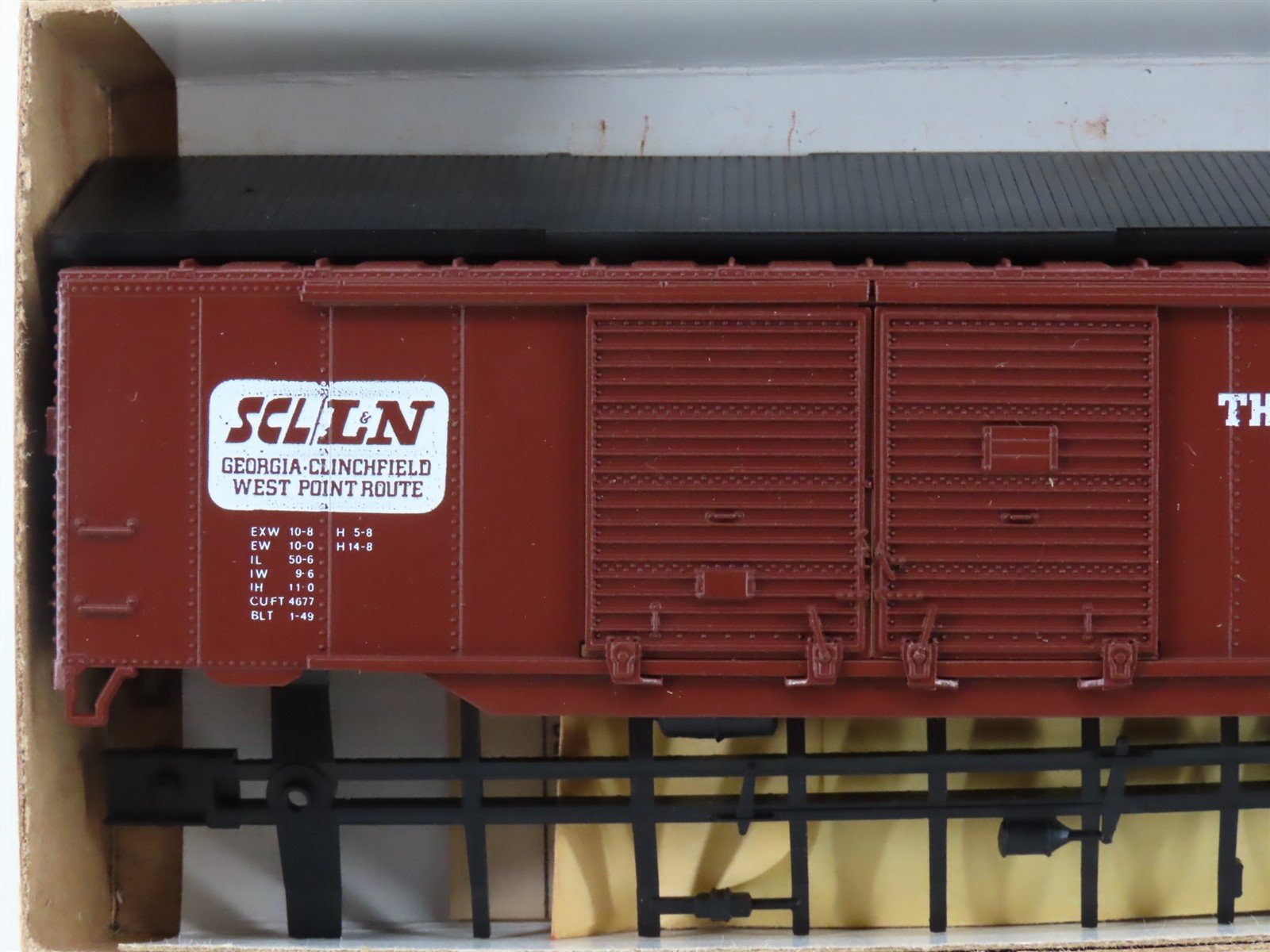 HO Athearn Bev-Bel Kit 489-1 SCL/L&N Family Lines West Point 50' Box Car #614200