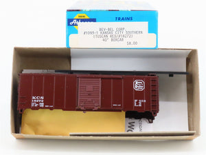 HO Scale Athearn Bev-Bel Kit 1093-1 KCS Kansas City Southern 40' Box Car #18272