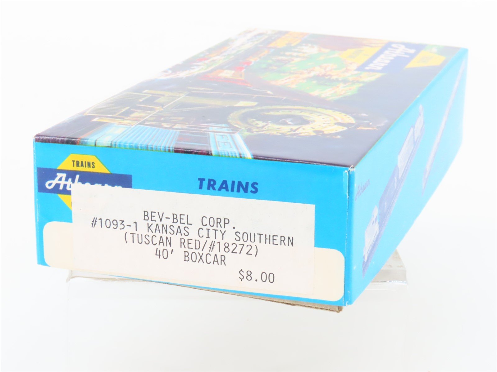 HO Scale Athearn Bev-Bel Kit 1093-1 KCS Kansas City Southern 40' Box Car #18272