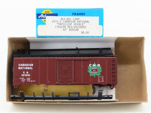 HO Scale Athearn Bev-Bel Kit 315-2 CN Canadian National 40' Box Car #421836