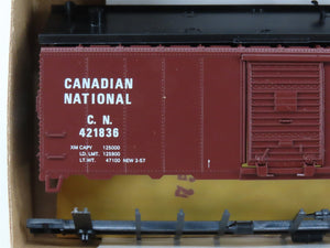 HO Scale Athearn Bev-Bel Kit 315-2 CN Canadian National 40' Box Car #421836