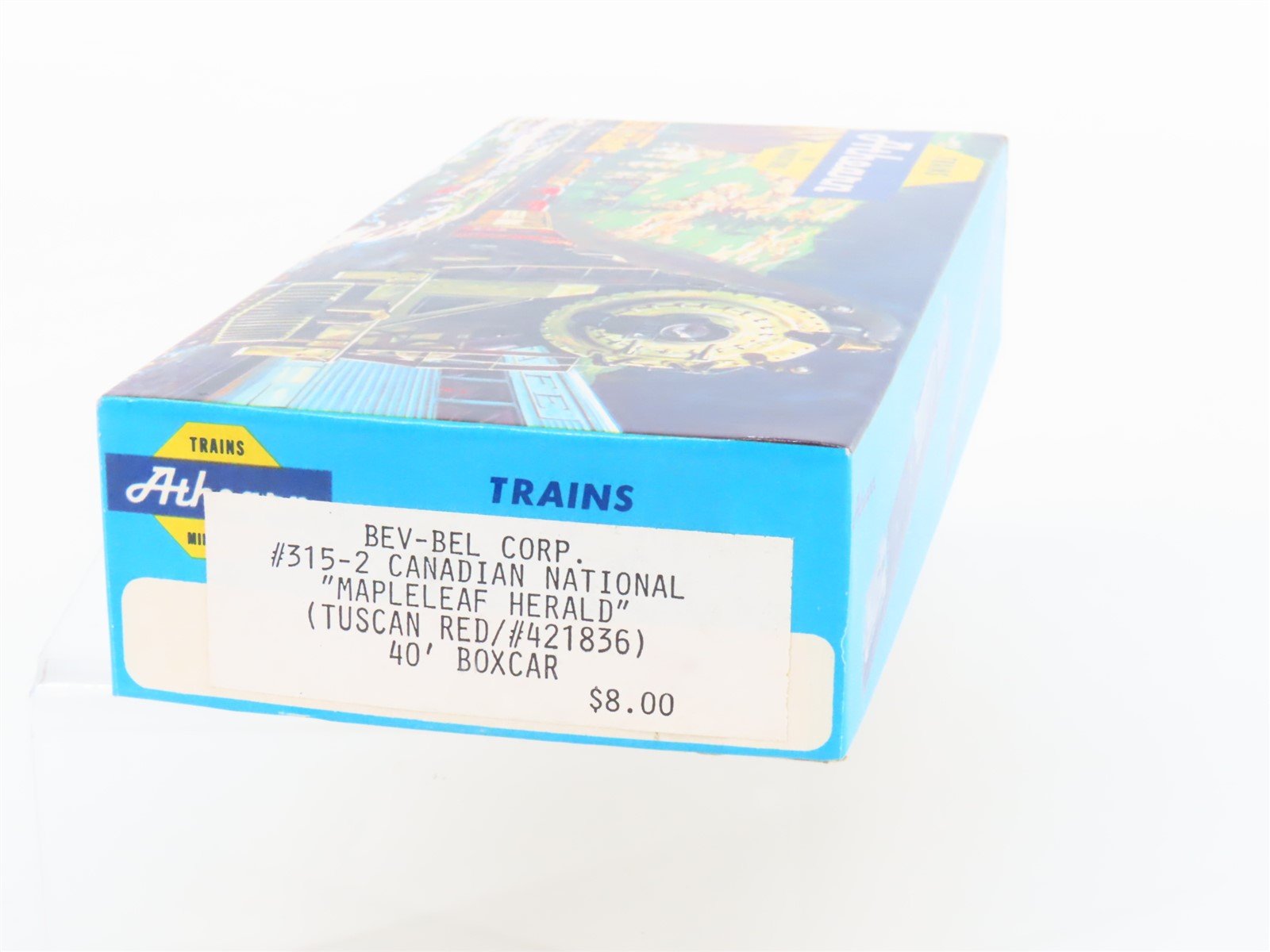 HO Scale Athearn Bev-Bel Kit 315-2 CN Canadian National 40' Box Car #421836