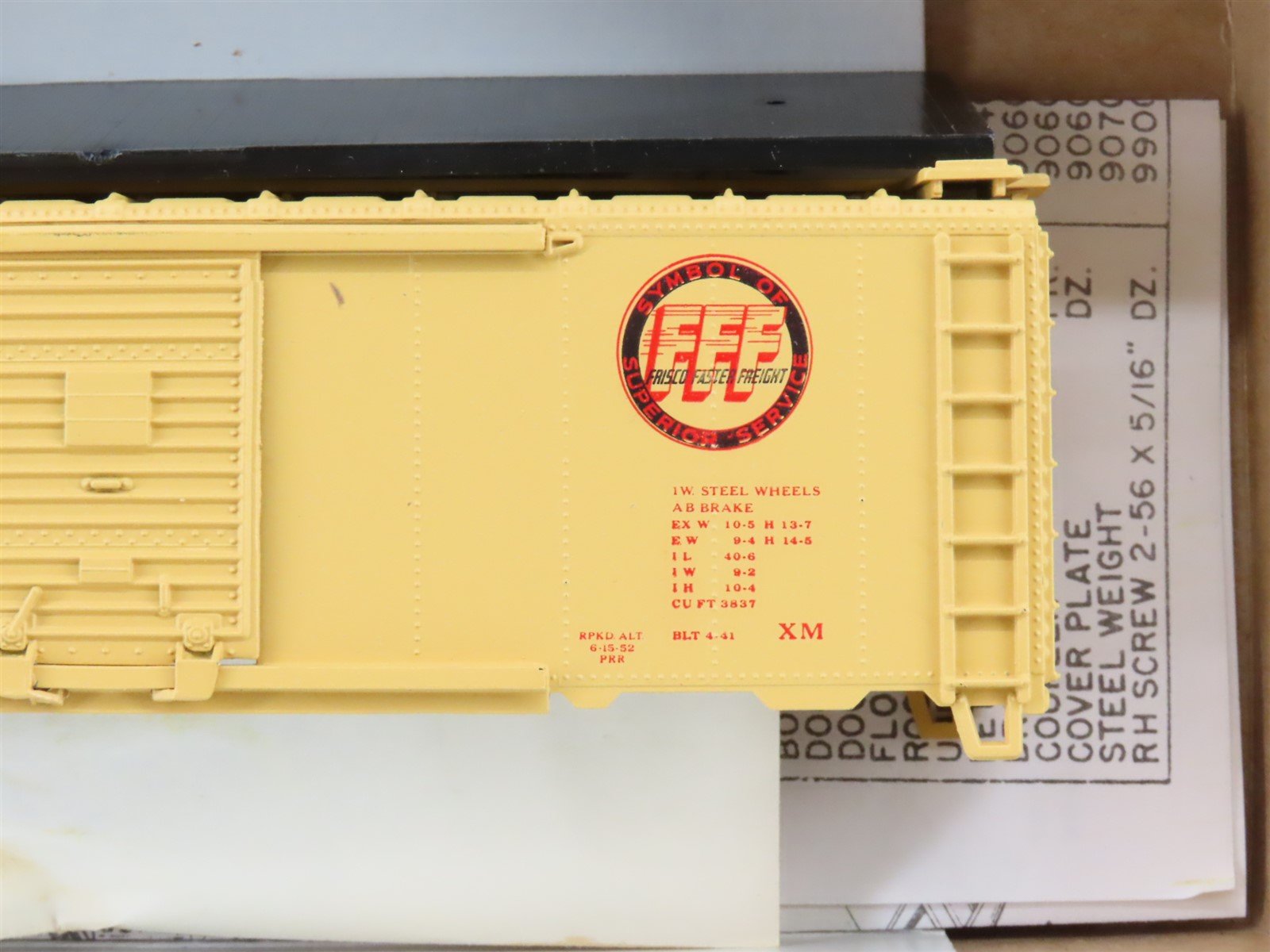 HO Athearn Bev-Bel Kit 1080 SLSF Frisco 