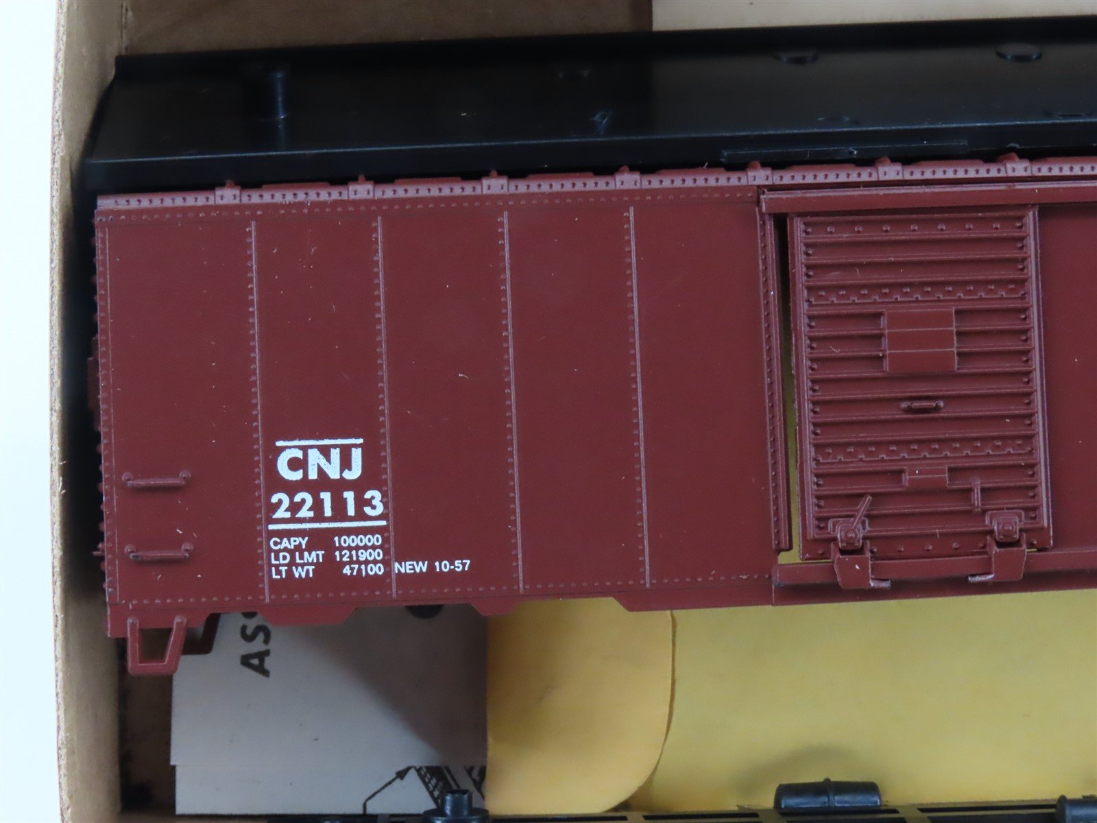 HO Athearn Bev-Bel Kit 294-2 CNJ Jersey Central 40' Single Door Box Car #22113