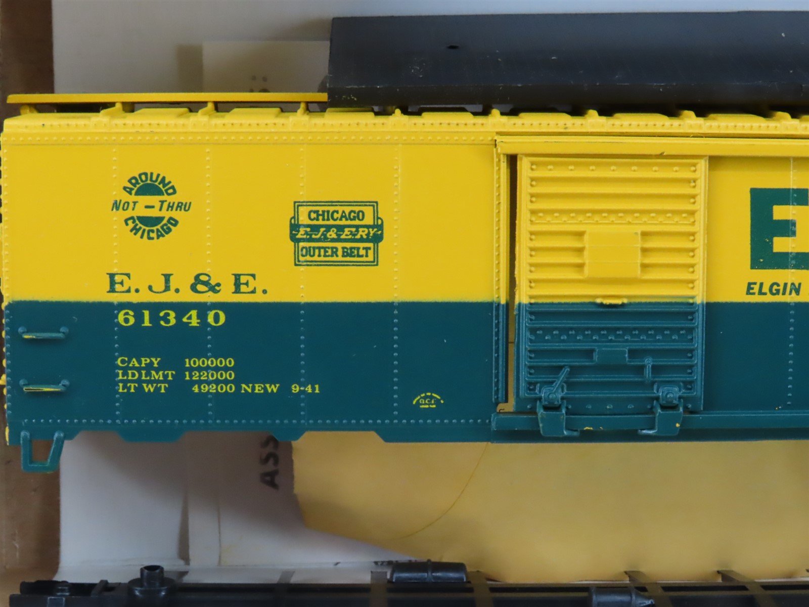 HO Scale Athearn Bev-Bel Kit 1471 EJ&E Eljin Joliet & Eastern 40' Box Car #61340