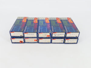 LOT of 10 HO Scale Roudhouse Kits B&O/PRR/BN/P&LE/ATSF/WM/PC/N&W/SL-SF Box Cars