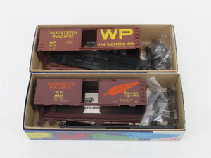 LOT of 10 HO Scale Roundhouse Kits WP/SOU/MILW/C&O/CP/B&O/CN/GN/SAL Box Cars