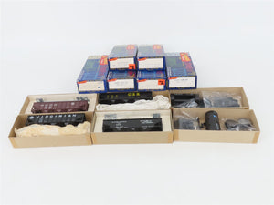 LOT of 6 HO Scale Roundhouse Kits GATX/PRR/CSX/IC/VGN Hoppers & Tank Cars