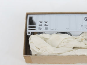 HO Scale Roundhouse Bev-Bel Kit #4939-1 BM Boston & Maine 2-Bay Hopper #5547