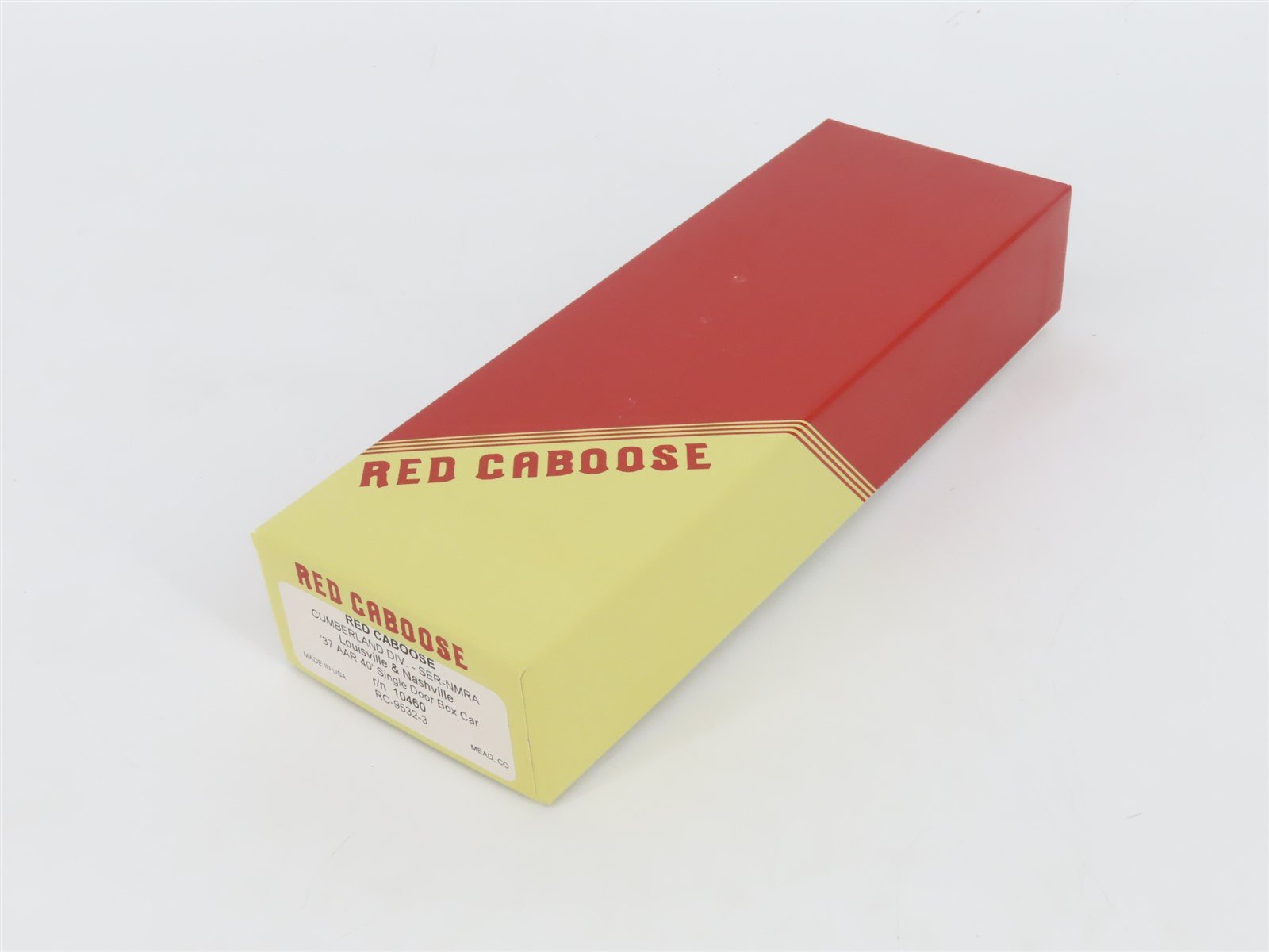 HO Scale Red Caboose Kit RC-9532-3 L&N Louisville & Nashville 40' Box Car #10460