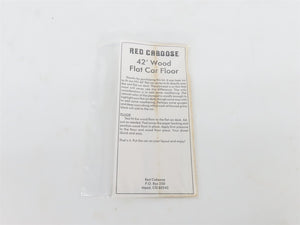 HO Scale Red Caboose Kit RC-2266-1 TC Tennessee Central 42' Flat Car #2701