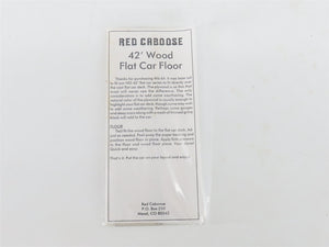 HO Scale Red Caboose Kit RC-2266-2 TC Tennessee Central 42' Flat Car #2706