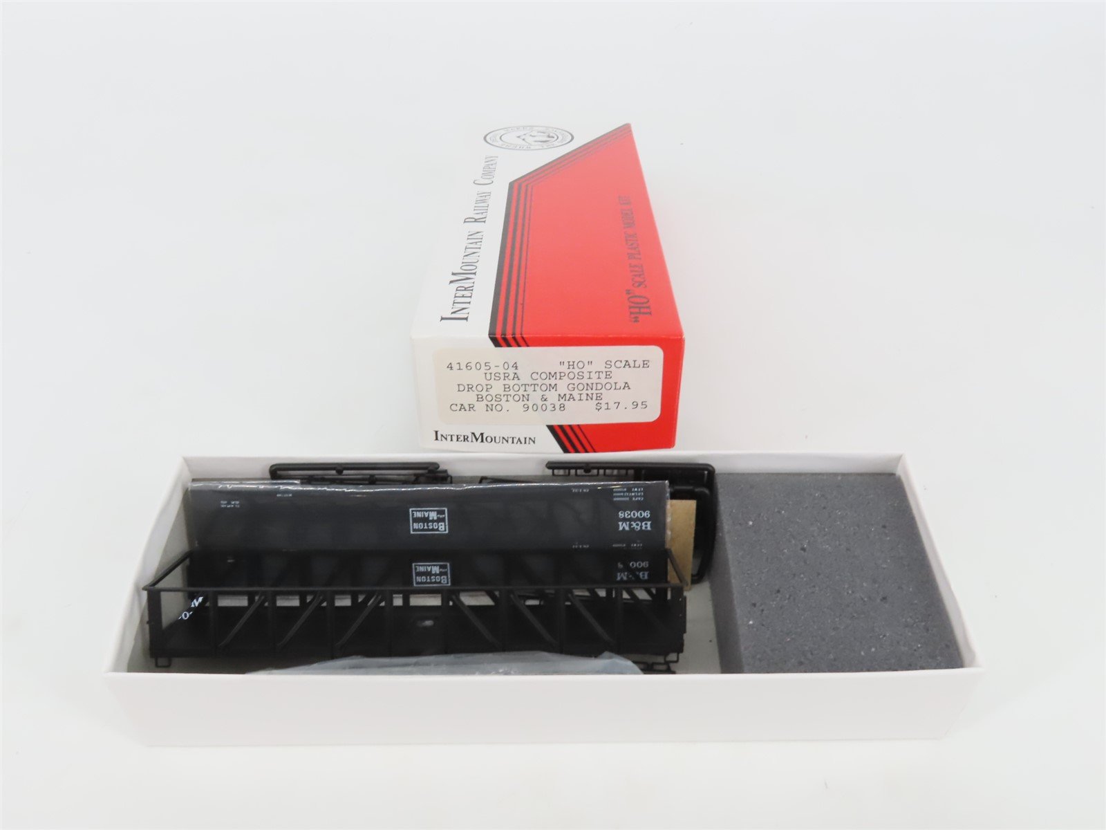 HO InterMountain Kit 41605-04 B&M Boston & Maine Drop Bottom Gondola #90038