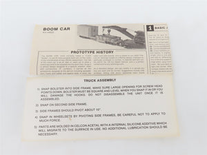 HO Scale Tichy Train Group Kit #4022 Unpainted Wrecking Outfit Boom Car
