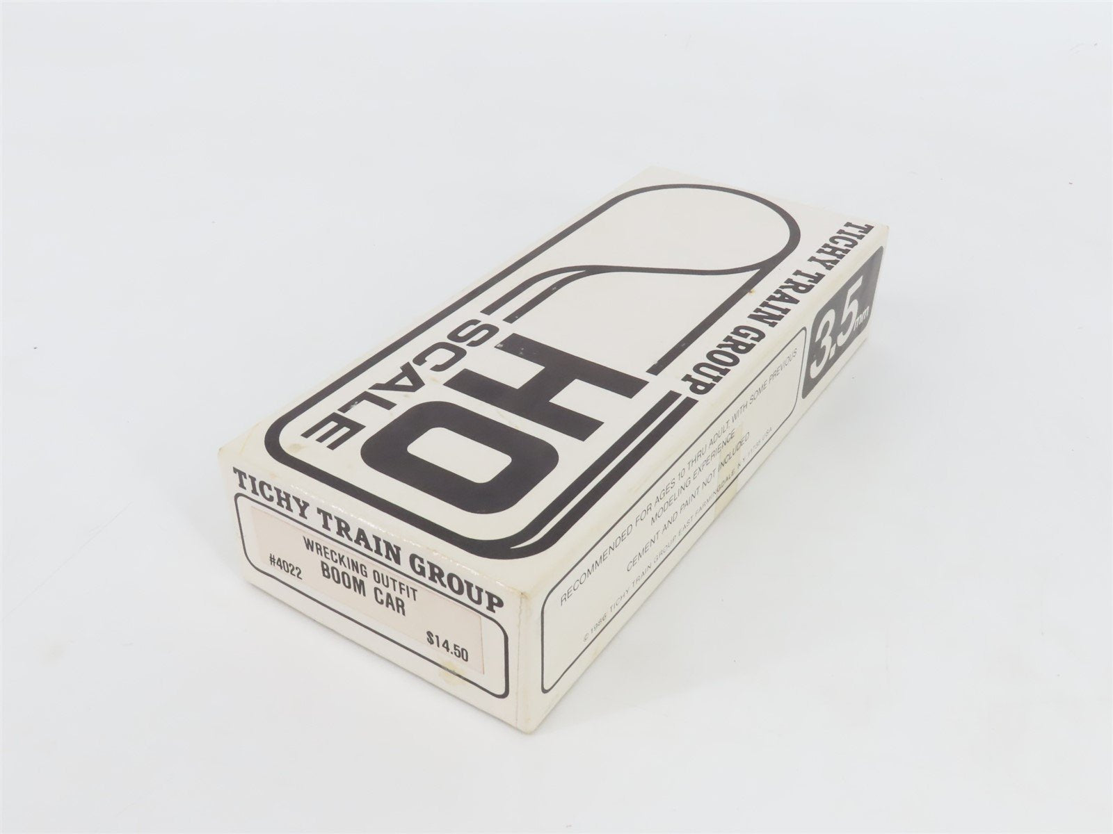 HO Scale Tichy Train Group Kit #4022 Unpainted Wrecking Outfit Boom Car