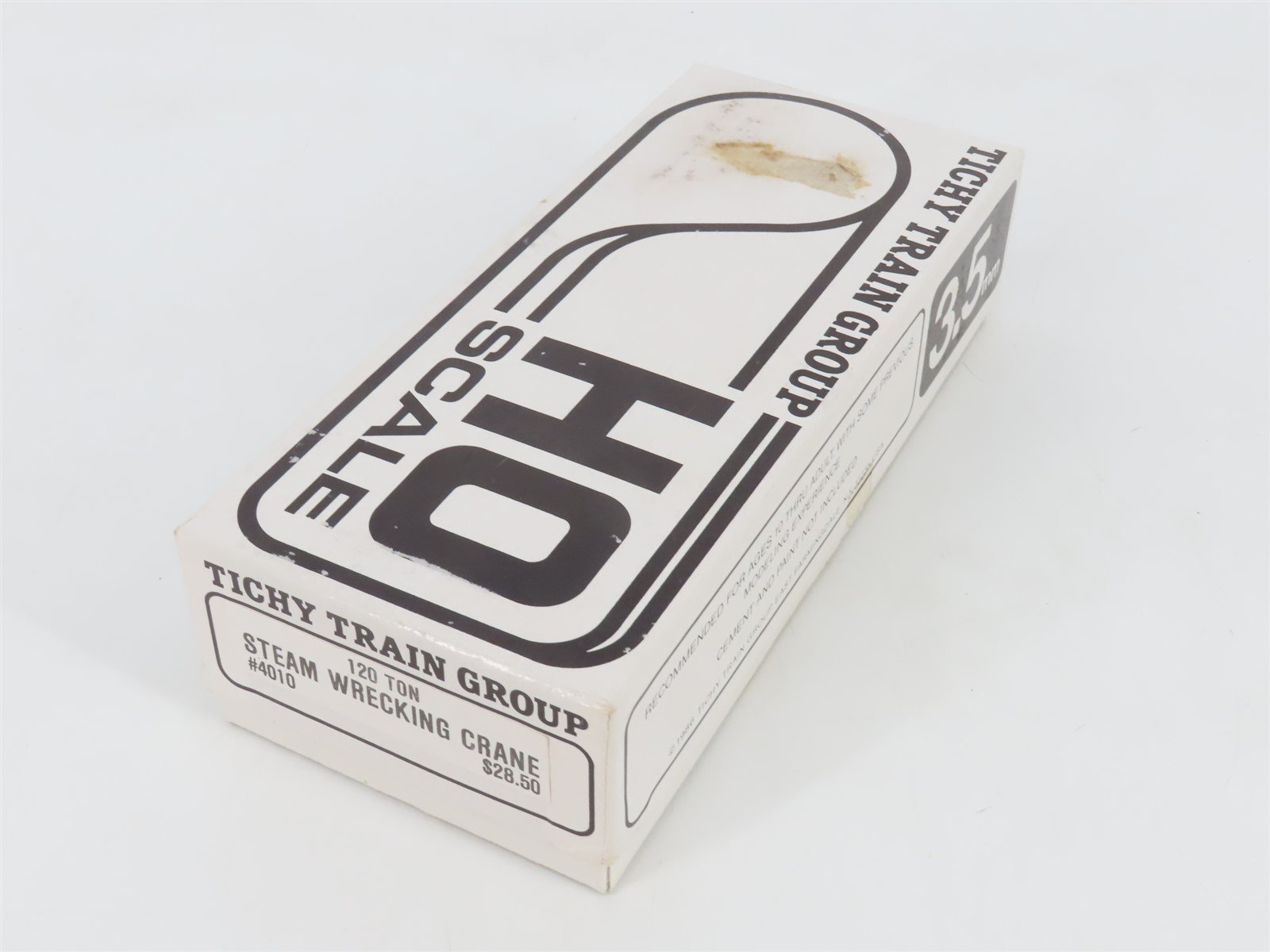 HO Scale Tichy Train Group Kit #4010 Unpainted 120 Ton Steam Wrecking Crane