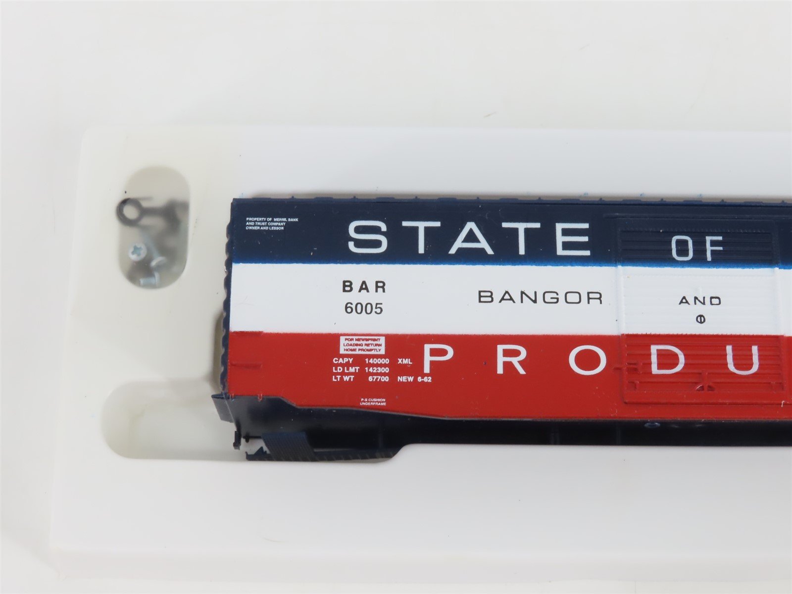 HO E&C Shops Kit 9003-1 BAR Bangor & Aroostook State of Maine 52' Box Car #6005