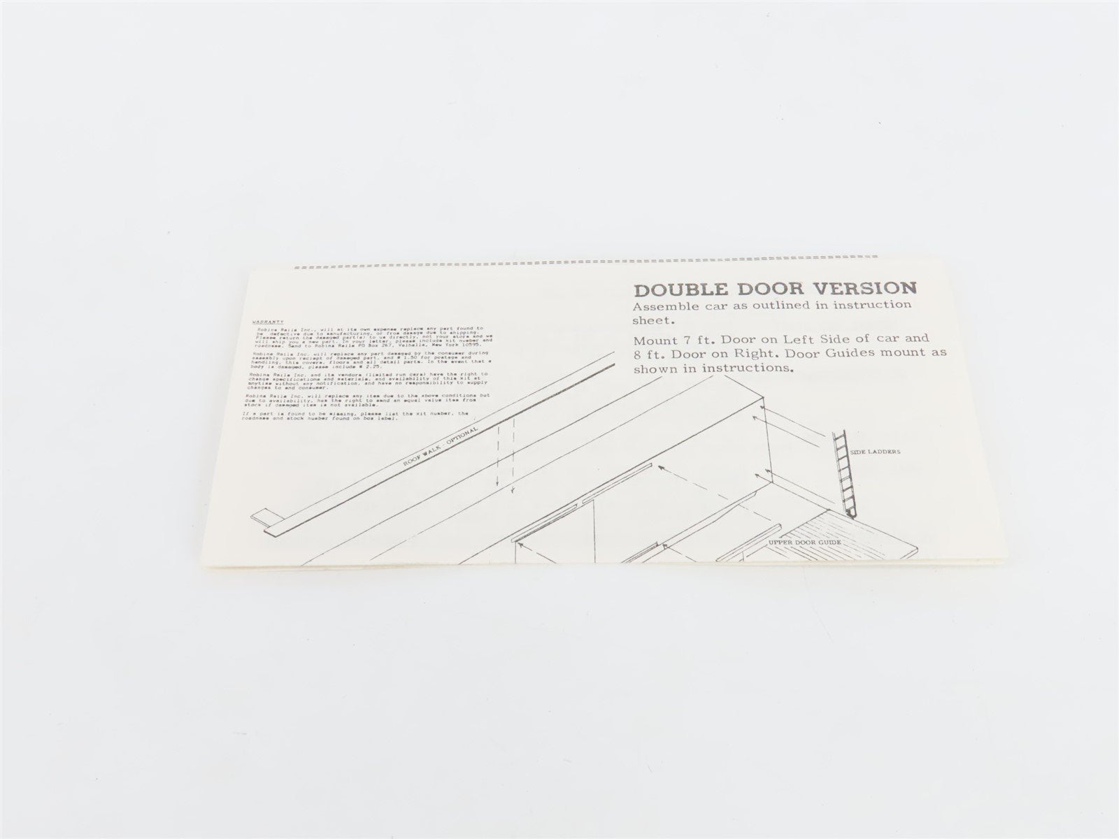 HO Scale Bev-Bel Robin's Rails Kit #9942-1 BM Boston & Maine 50' Box Car #77422