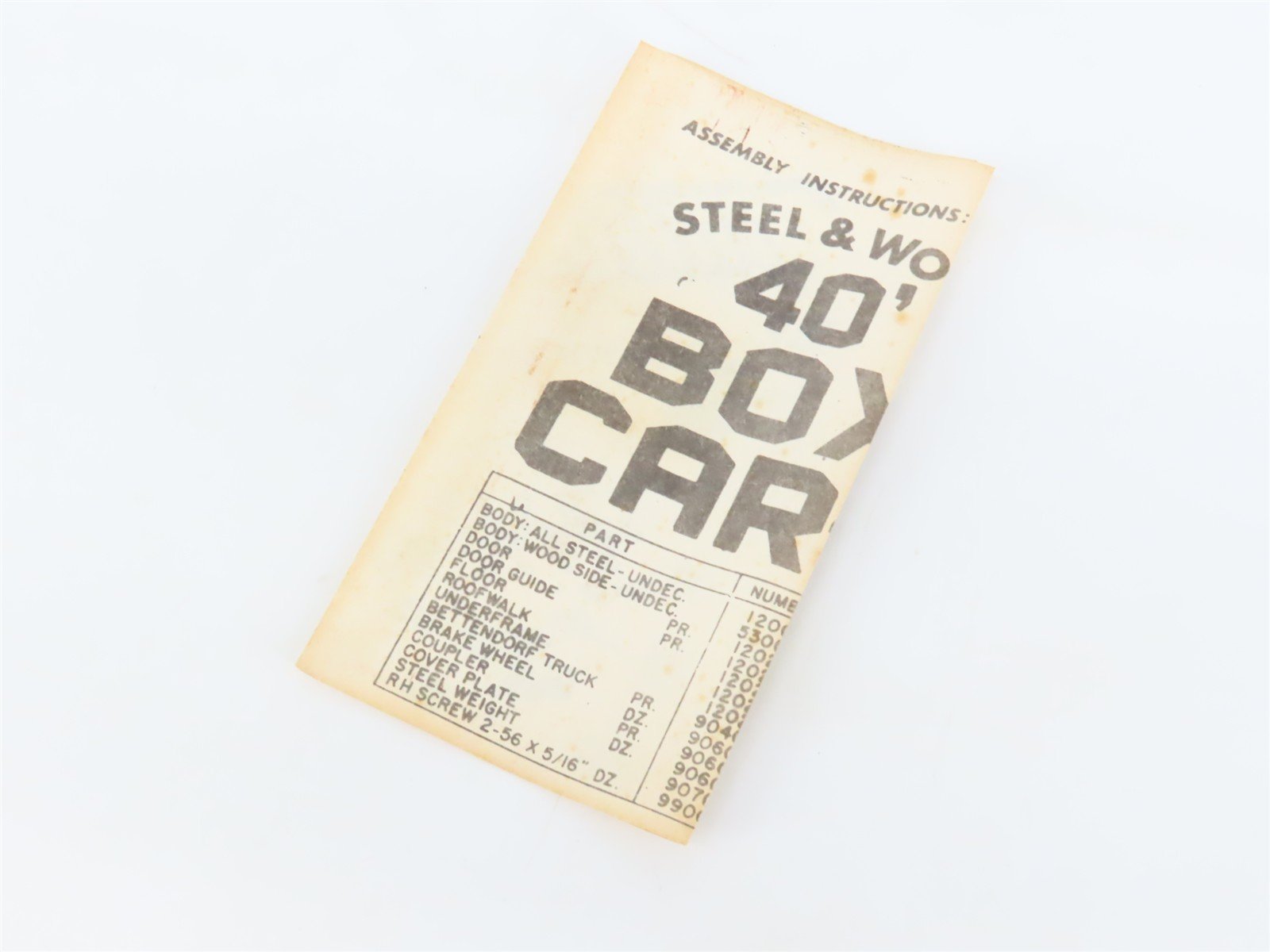 HO Athearn Bev-Bel #1013-1 SL-SF Frisco Single Door 40' Box Car #28457 - BUILT