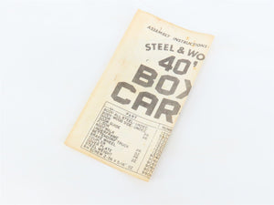 HO Athearn Bev-Bel #1013-1 SL-SF Frisco Single Door 40' Box Car #28457 - BUILT