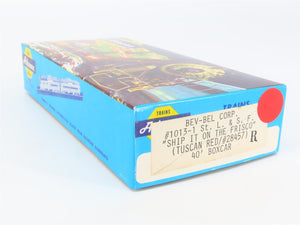 HO Athearn Bev-Bel #1013-1 SL-SF Frisco Single Door 40' Box Car #28457 - BUILT