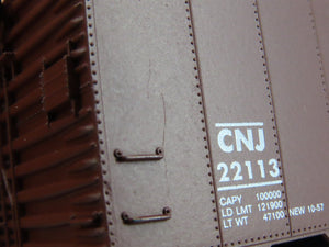 HO Scale Athearn Bev-Bel #294-2 CNJ Jersey Central Lines 40' Boxcar #22113 BUILT