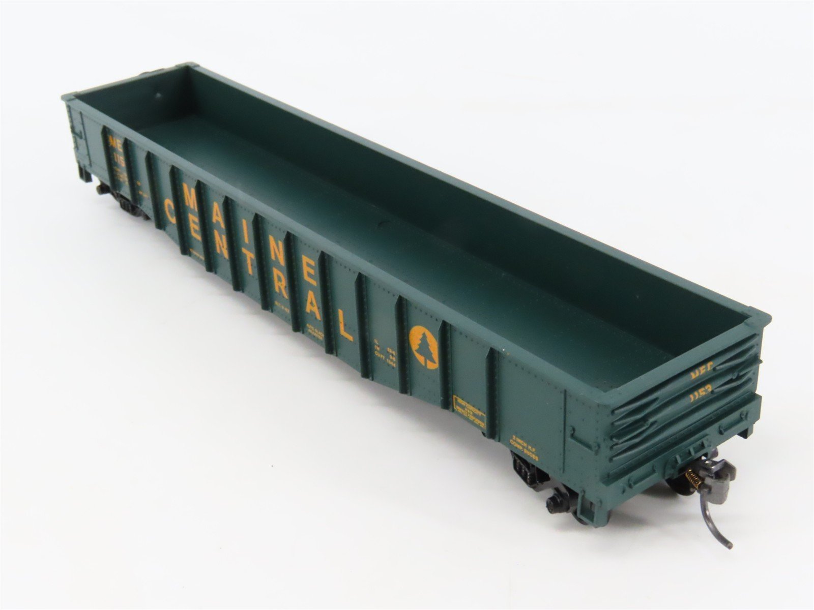HO Scale Athearn Bev-Bel #1345-1 MEC Pine Tree 50' Open Gondola #1153 - BUILT
