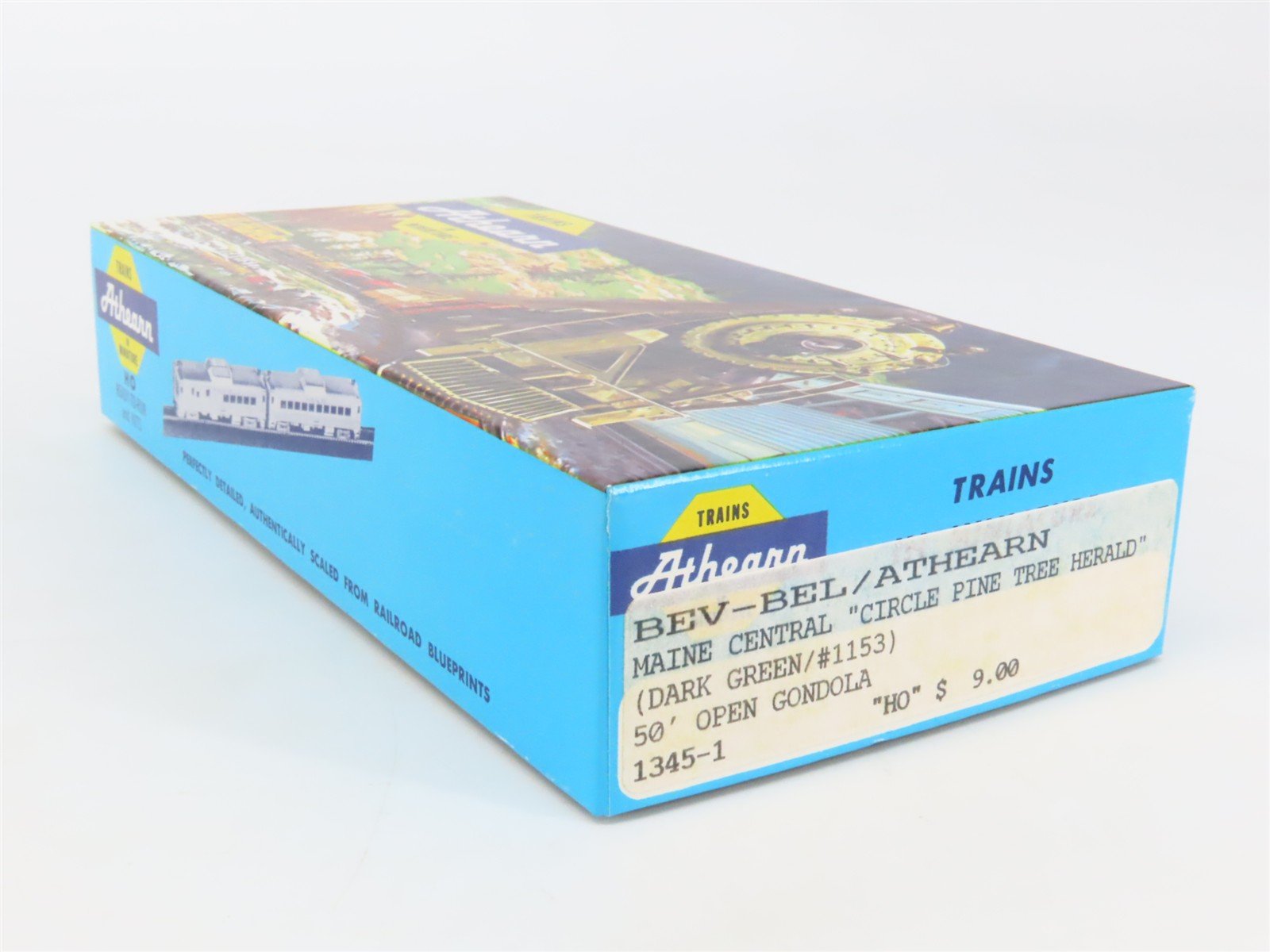 HO Scale Athearn Bev-Bel #1345-1 MEC Pine Tree 50' Open Gondola #1153 - BUILT