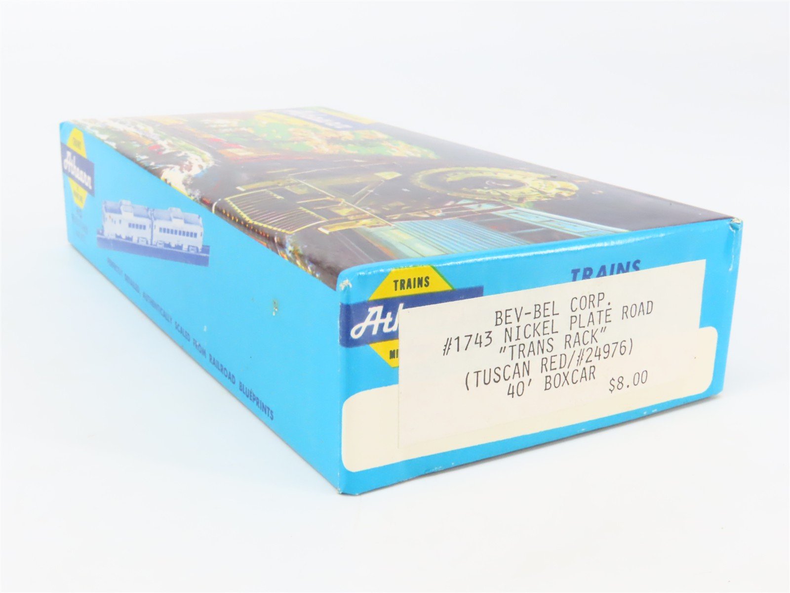 HO Scale Athearn Bev-Bel #1743 NKP Nickel Plate Road Trans Rack Box Car #24976