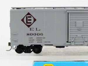 HO Scale Athearn Bev-Bel #263-1 EL Erie Lackawanna 40' Box Car #80006 - BUILT