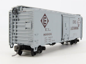 HO Scale Athearn Bev-Bel #263-1 EL Erie Lackawanna 40' Box Car #80006 - BUILT
