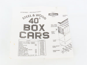 HO Scale Athearn Bev-Bel #263-1 EL Erie Lackawanna 40' Box Car #80006 - BUILT
