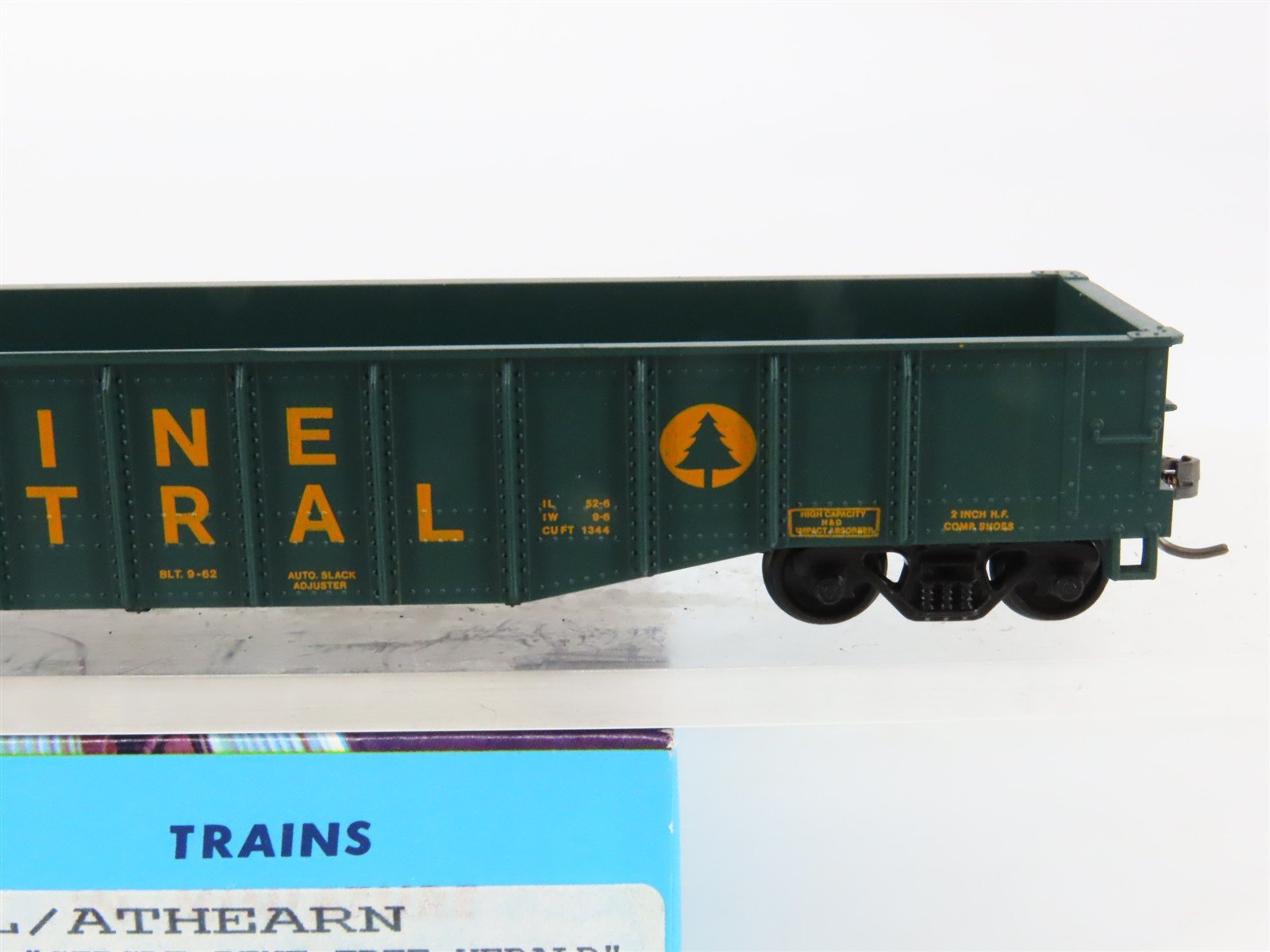 HO Athearn Bev-Bel #1345-2 MEC Maine Central Pine Tree 50' Gondola #1172 - BUILT