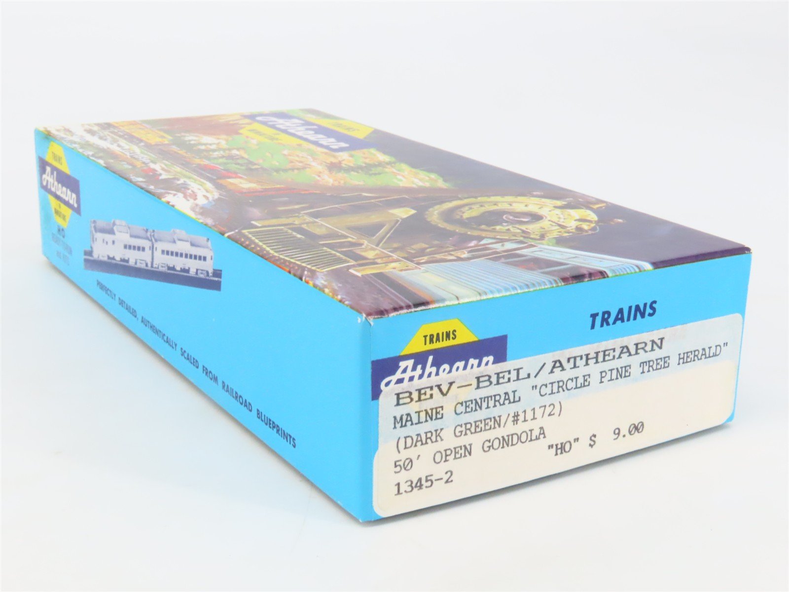 HO Athearn Bev-Bel #1345-2 MEC Maine Central Pine Tree 50' Gondola #1172 - BUILT