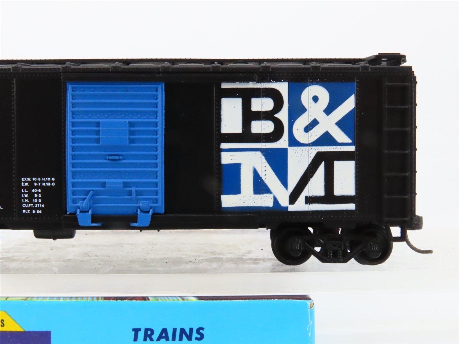 HO Athearn Bev-Bel #1148-3 BM Boston & Maine 40' Box Car #74737 - BUILT