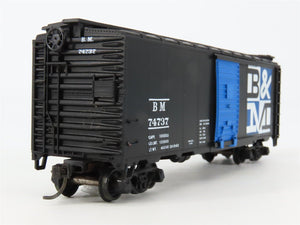 HO Athearn Bev-Bel #1148-3 BM Boston & Maine 40' Box Car #74737 - BUILT