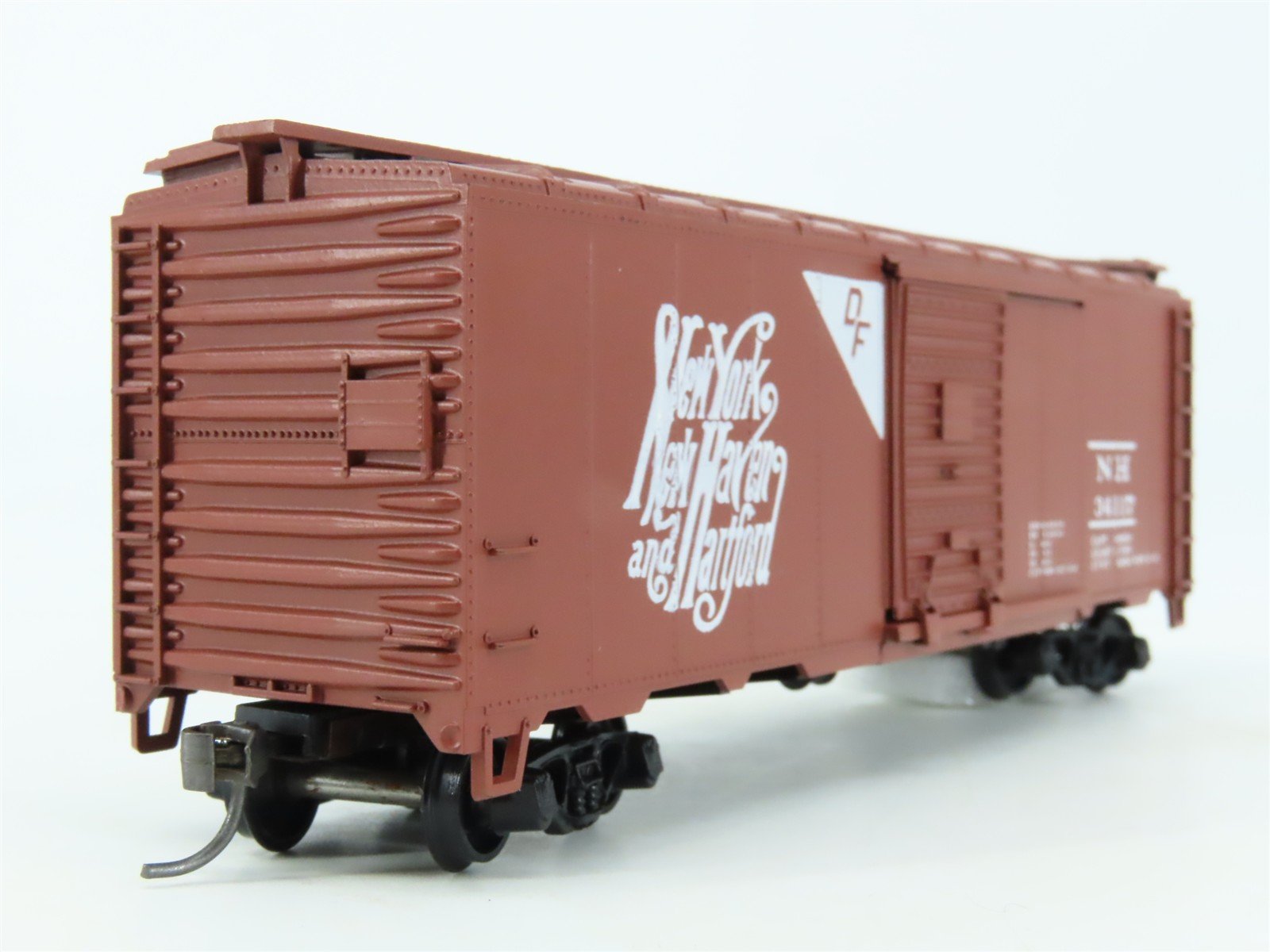 HO Scale Athearn Bev-Bel #1079-2 NH New Haven 40' Box Car #34117 - BUILT