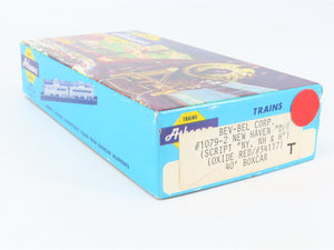 HO Scale Athearn Bev-Bel #1079-2 NH New Haven 40' Box Car #34117 - BUILT