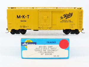 HO Scale Athearn Bev-Bel #521-2 MKT The Katy Single Door 40' Boxcar #6434 BUILT